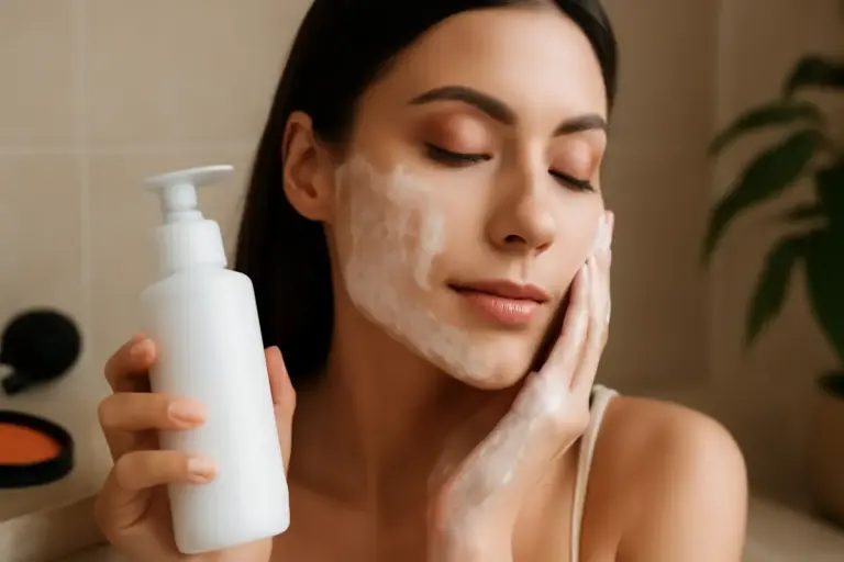 Qual è il detergente viso ideale per chi usa il trucco ogni giorno? Un suggerimento che previene imperfezioni
