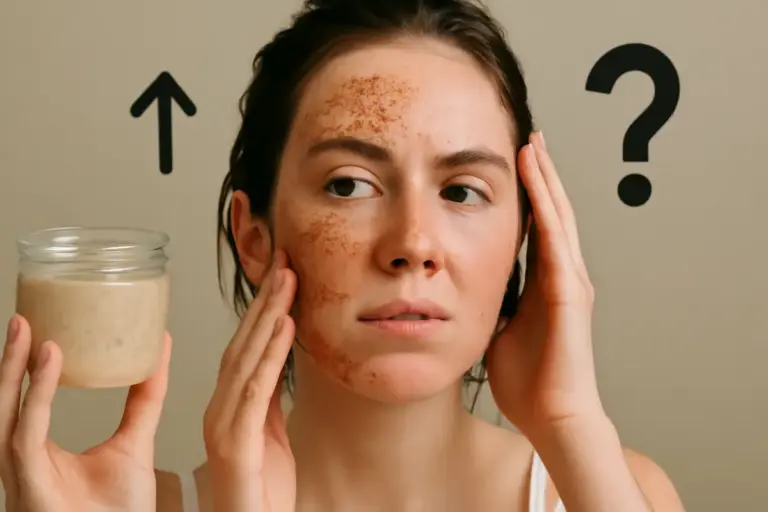 Scrub viso: ogni quanto farlo davvero? Il rischio che pochi considerano nell’eccesso di esfoliazione