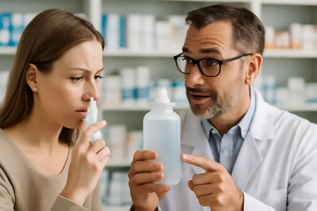 Spray nasale o soluzione fisiologica? Il consiglio del farmacista per liberare il naso senza irritazioni