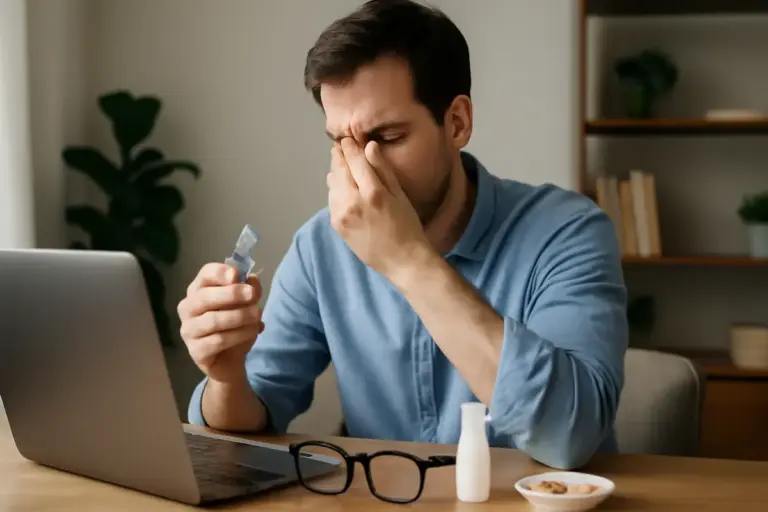 Occhi stanchi davanti al computer: soluzioni e prodotti consigliati per prevenire l’affaticamento visivo